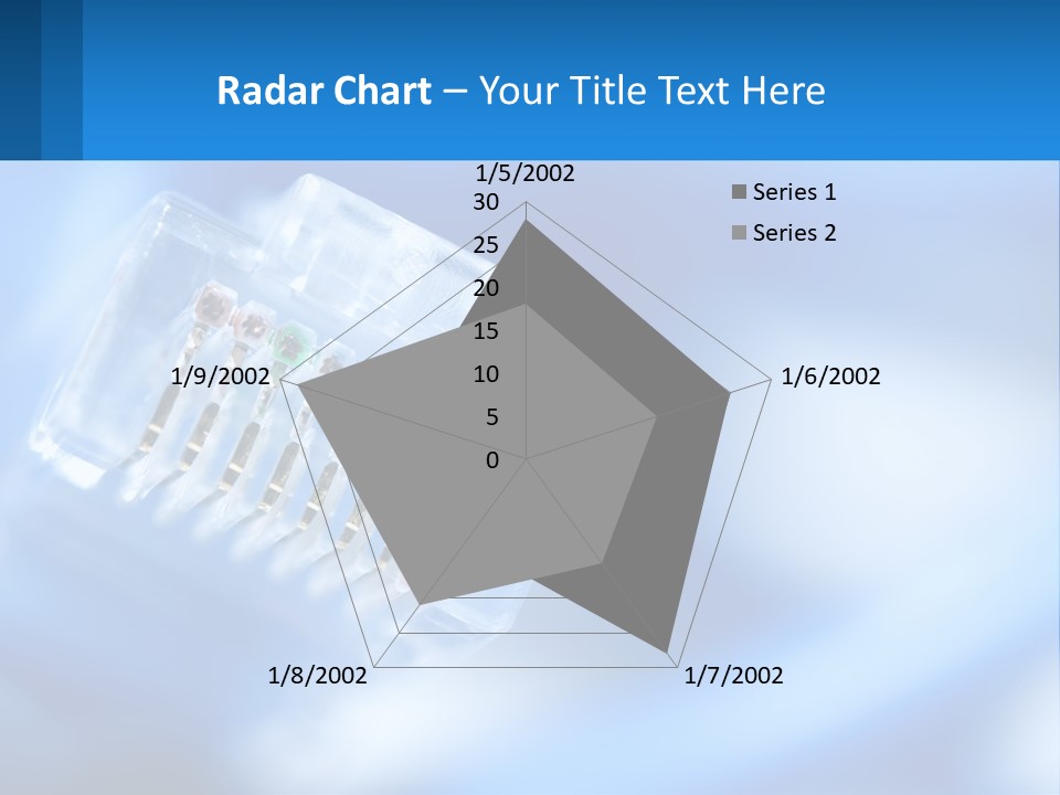 A Group Of Toothbrushes In A Plastic Case On A Blue Background PowerPoint Template