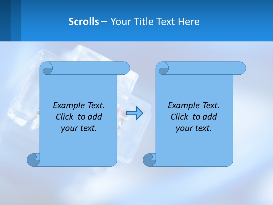 A Group Of Toothbrushes In A Plastic Case On A Blue Background PowerPoint Template