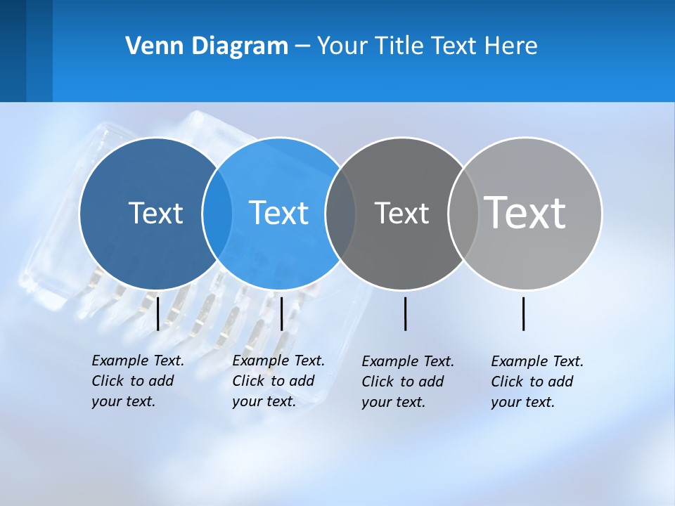 A Group Of Toothbrushes In A Plastic Case On A Blue Background PowerPoint Template