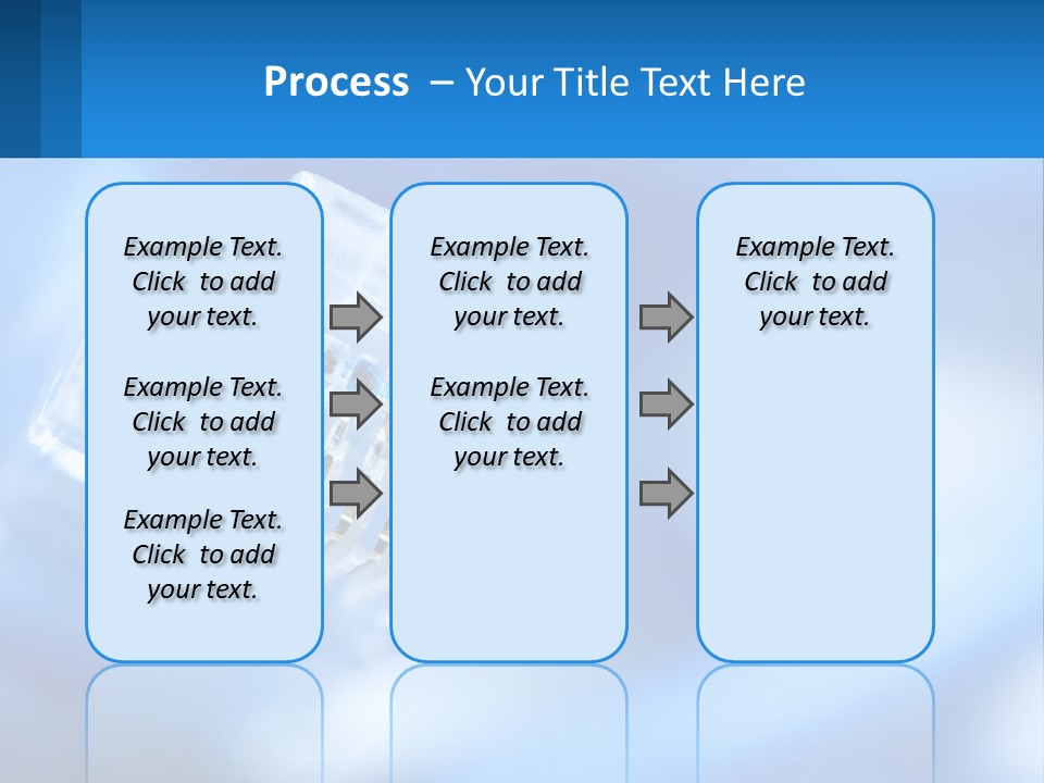 A Group Of Toothbrushes In A Plastic Case On A Blue Background PowerPoint Template