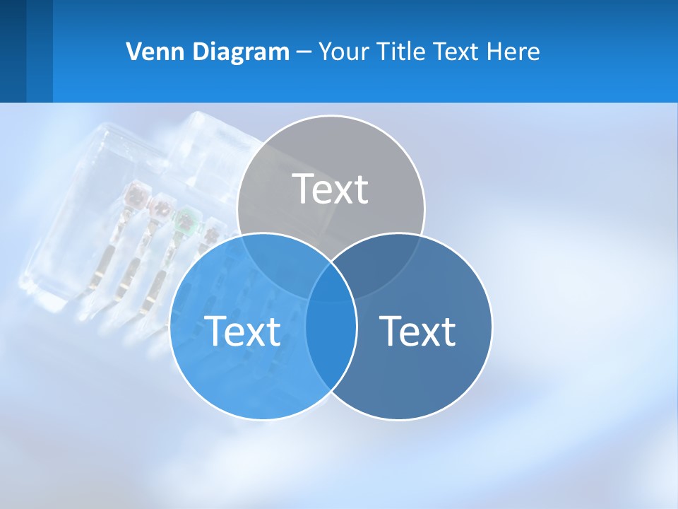 A Group Of Toothbrushes In A Plastic Case On A Blue Background PowerPoint Template