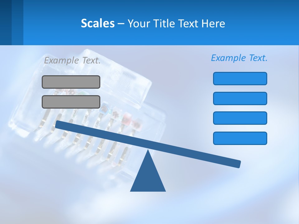 A Group Of Toothbrushes In A Plastic Case On A Blue Background PowerPoint Template