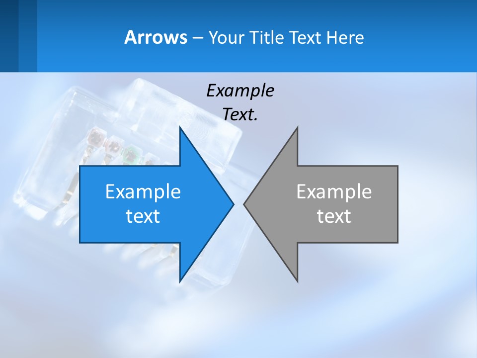 A Group Of Toothbrushes In A Plastic Case On A Blue Background PowerPoint Template