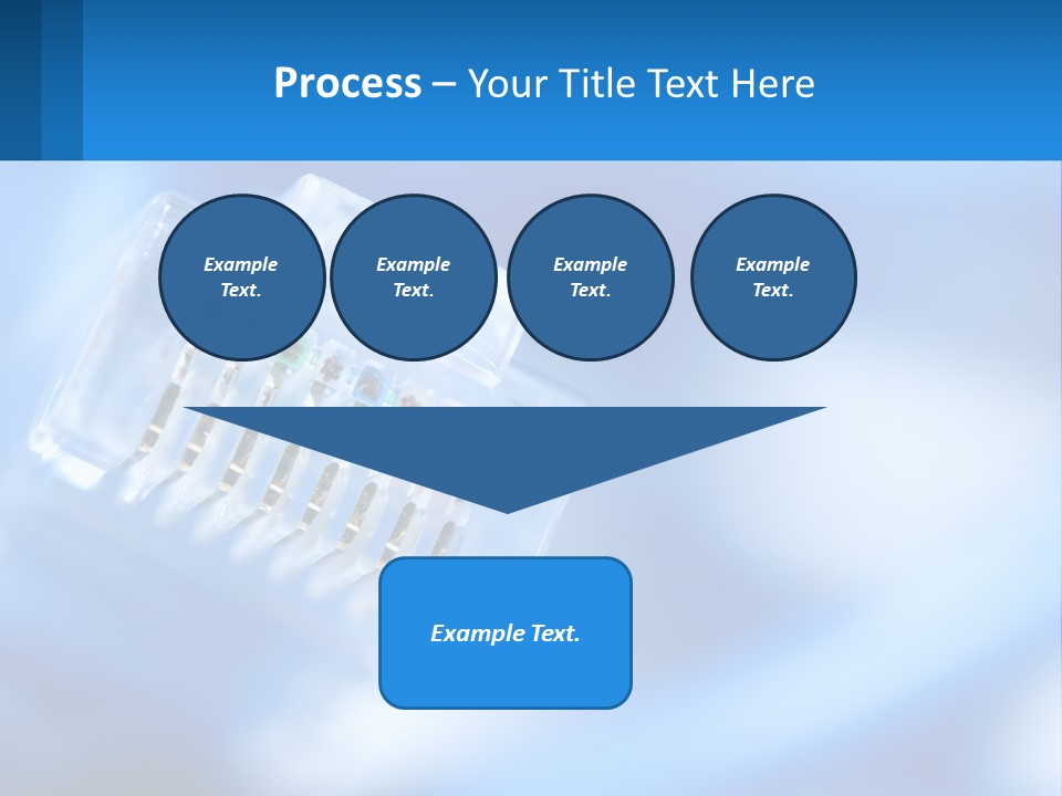 A Group Of Toothbrushes In A Plastic Case On A Blue Background PowerPoint Template