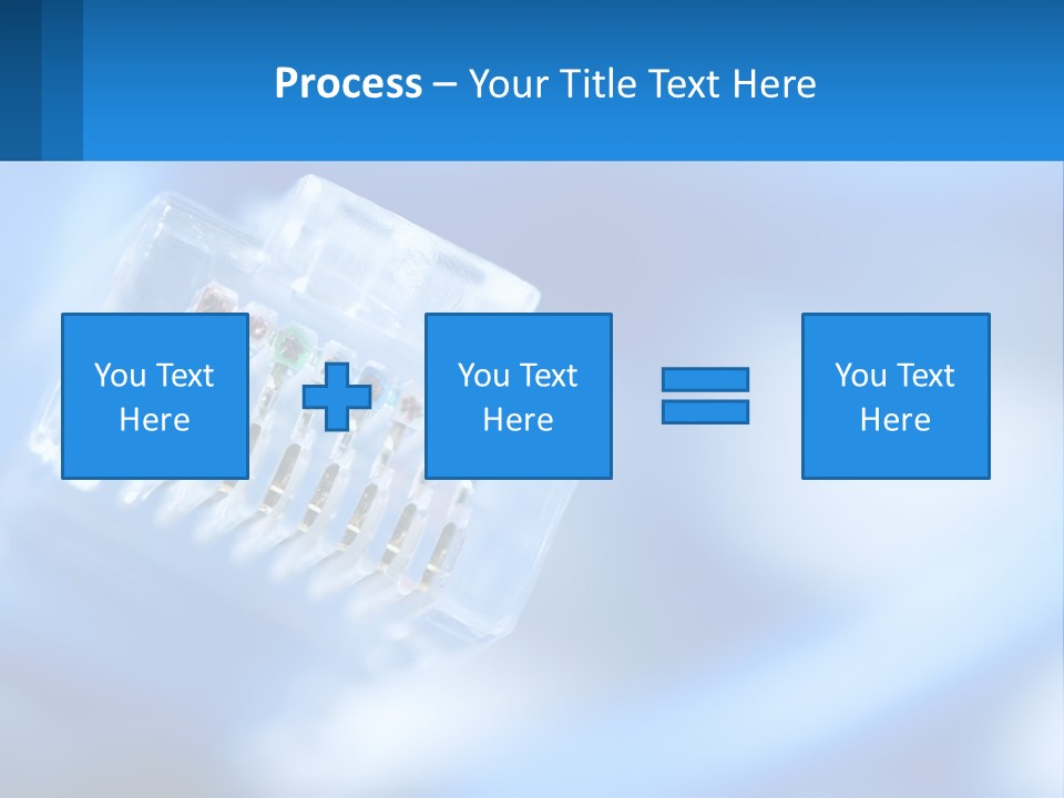 A Group Of Toothbrushes In A Plastic Case On A Blue Background PowerPoint Template