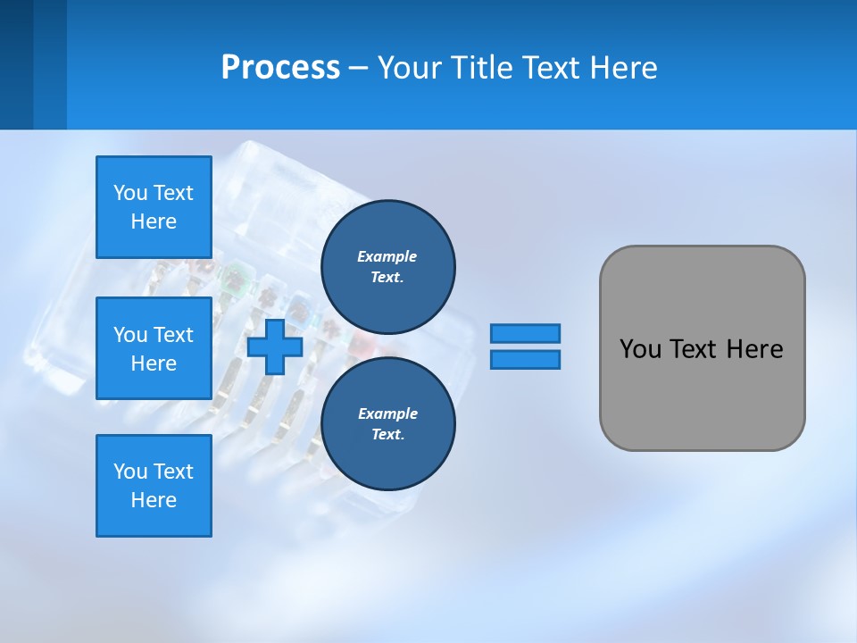 A Group Of Toothbrushes In A Plastic Case On A Blue Background PowerPoint Template