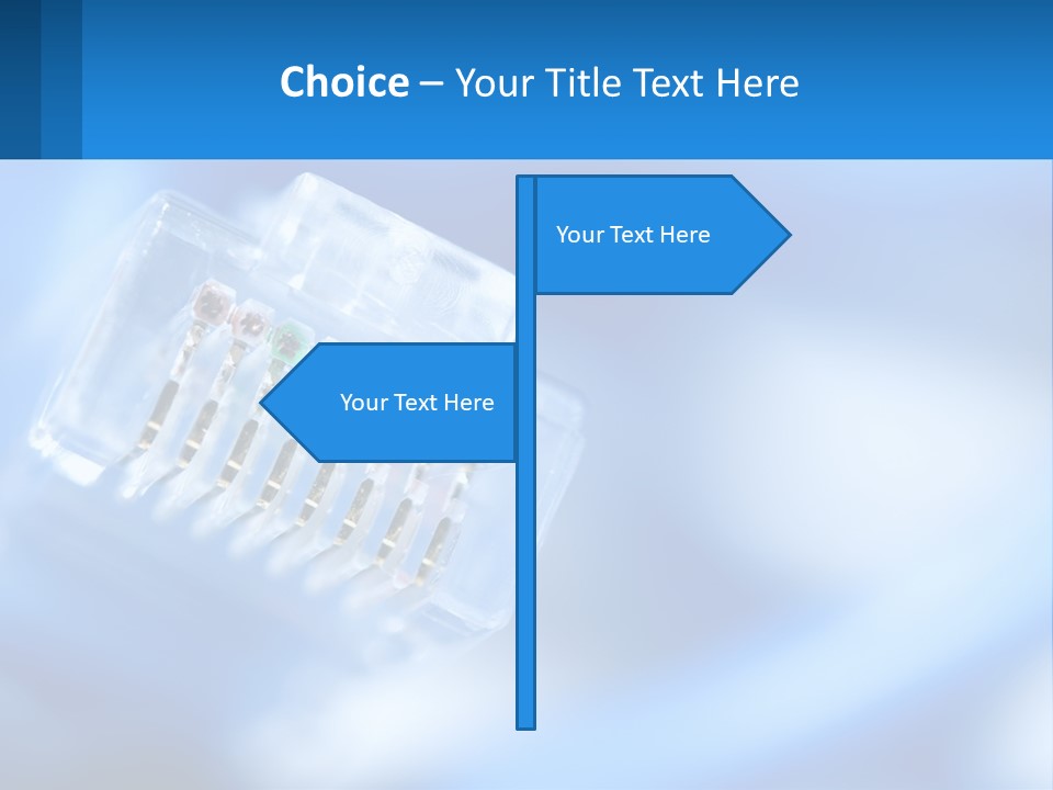 A Group Of Toothbrushes In A Plastic Case On A Blue Background PowerPoint Template