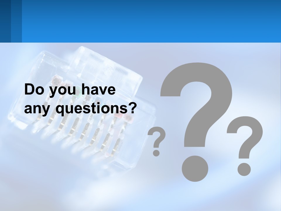 A Group Of Toothbrushes In A Plastic Case On A Blue Background PowerPoint Template