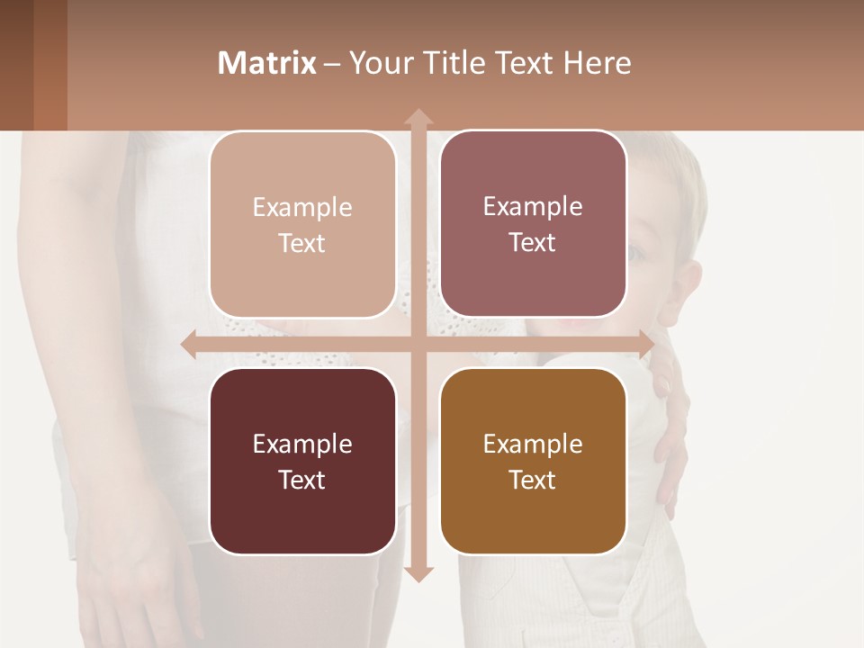 A Woman Holding A Baby In Her Arms PowerPoint Template