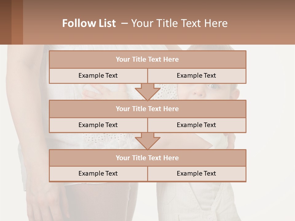 A Woman Holding A Baby In Her Arms PowerPoint Template