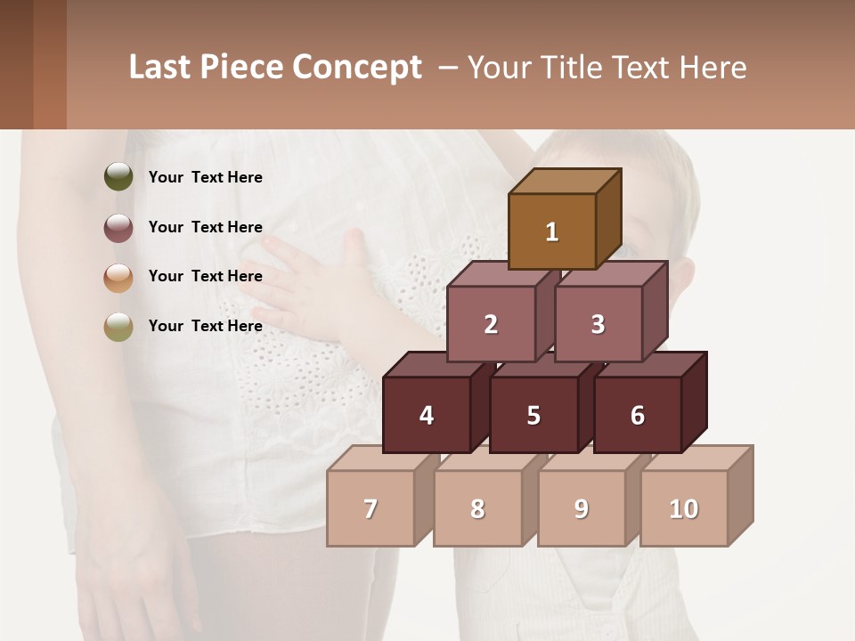 A Woman Holding A Baby In Her Arms PowerPoint Template