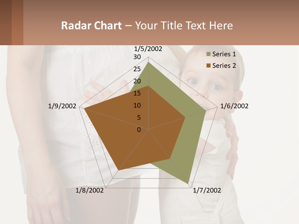 A Woman Holding A Baby In Her Arms PowerPoint Template