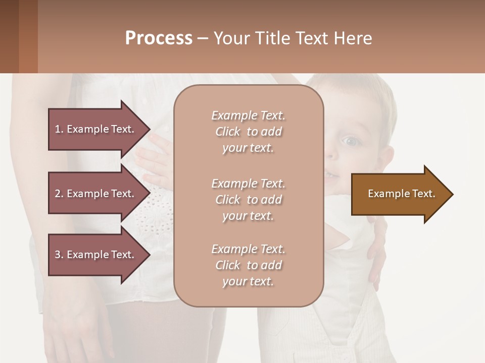 A Woman Holding A Baby In Her Arms PowerPoint Template