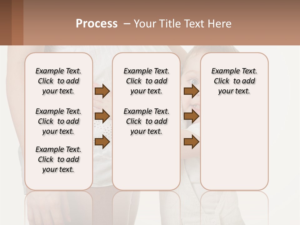 A Woman Holding A Baby In Her Arms PowerPoint Template