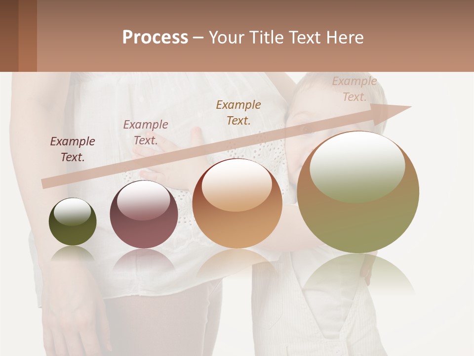 A Woman Holding A Baby In Her Arms PowerPoint Template