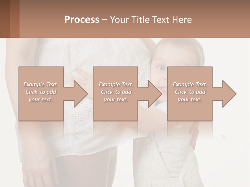 A Woman Holding A Baby In Her Arms PowerPoint Template