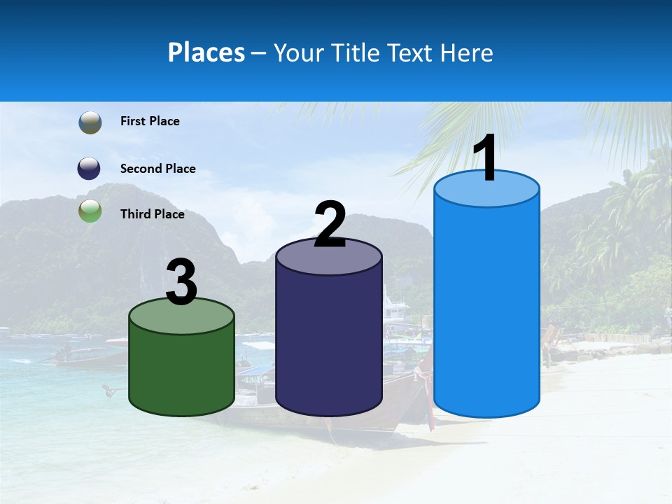 A Group Of Boats Sitting On Top Of A Sandy Beach PowerPoint Template