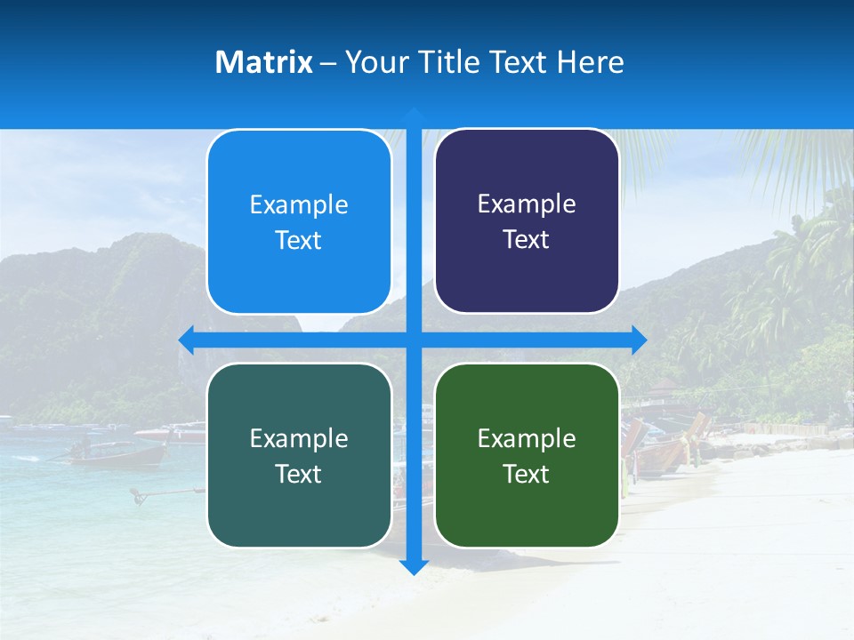 A Group Of Boats Sitting On Top Of A Sandy Beach PowerPoint Template