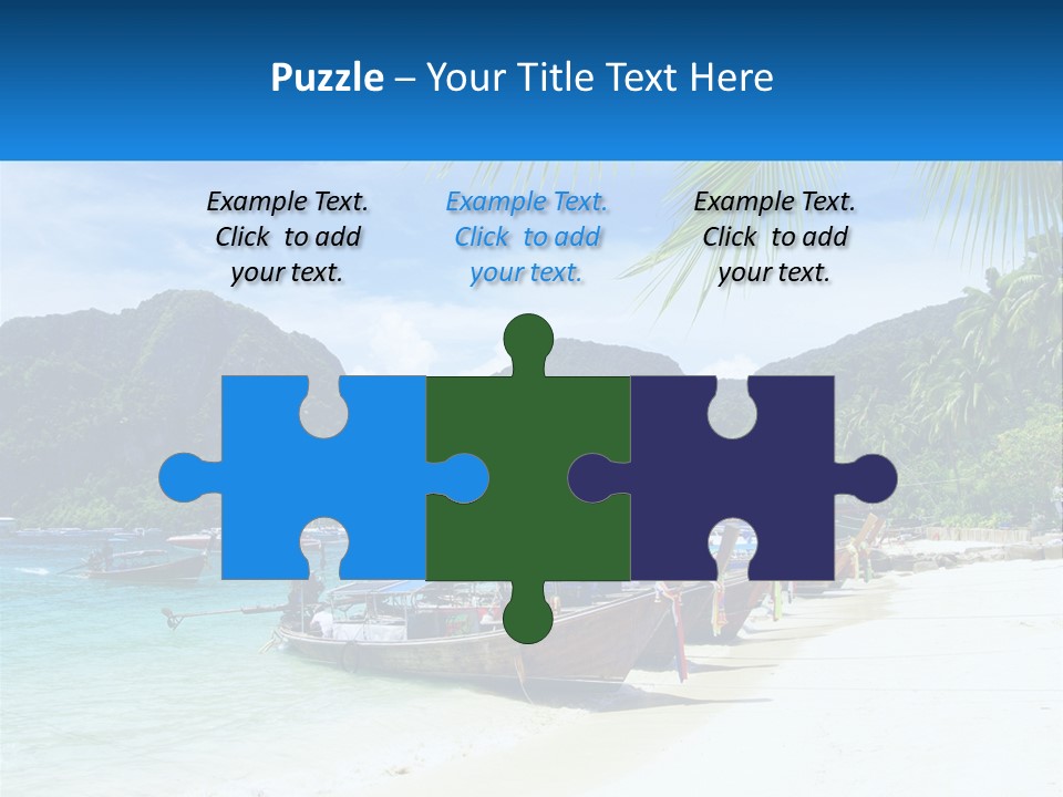 A Group Of Boats Sitting On Top Of A Sandy Beach PowerPoint Template