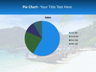 A Group Of Boats Sitting On Top Of A Sandy Beach PowerPoint Template