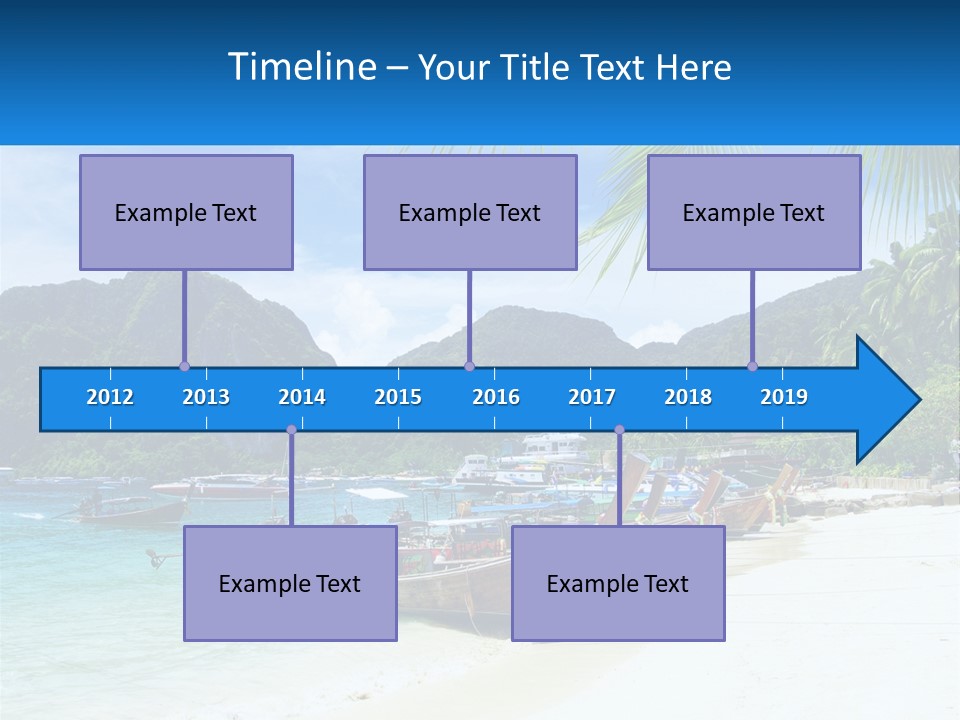 A Group Of Boats Sitting On Top Of A Sandy Beach PowerPoint Template