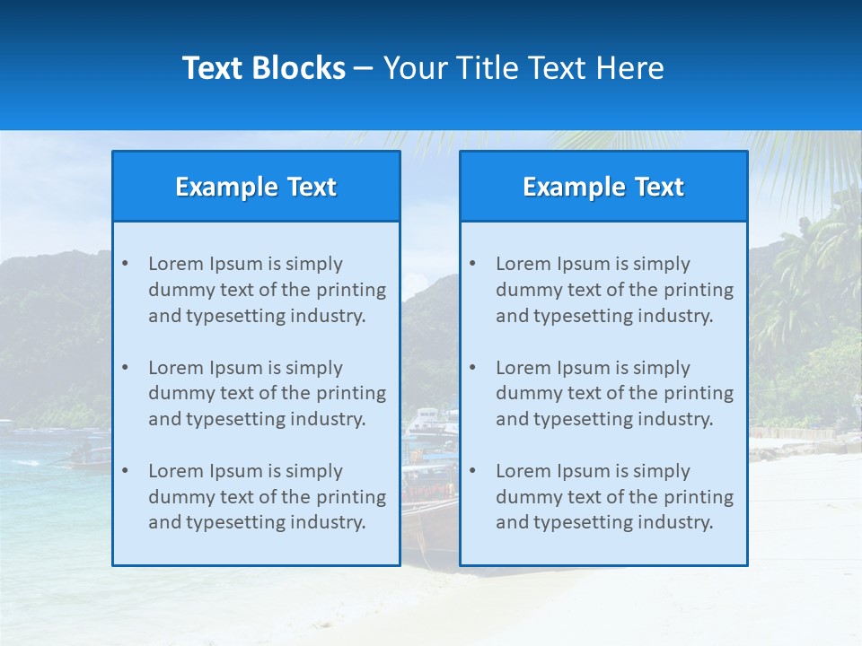 A Group Of Boats Sitting On Top Of A Sandy Beach PowerPoint Template