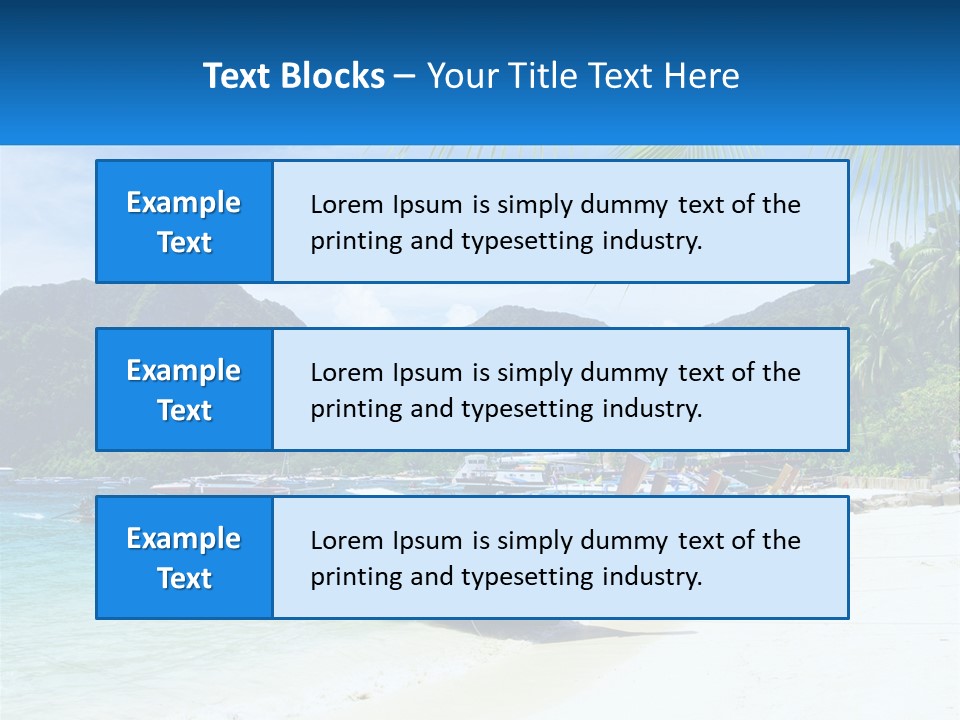 A Group Of Boats Sitting On Top Of A Sandy Beach PowerPoint Template