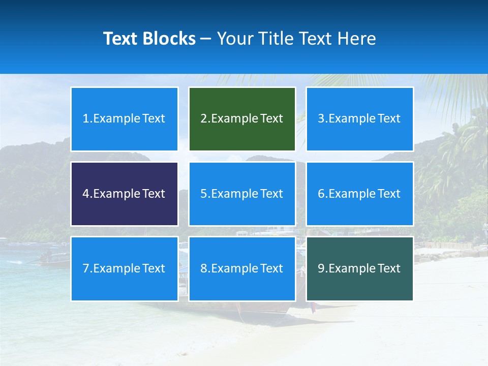 A Group Of Boats Sitting On Top Of A Sandy Beach PowerPoint Template