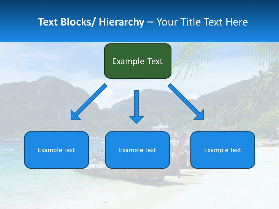 A Group Of Boats Sitting On Top Of A Sandy Beach PowerPoint Template