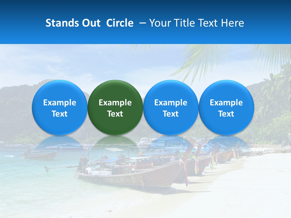 A Group Of Boats Sitting On Top Of A Sandy Beach PowerPoint Template