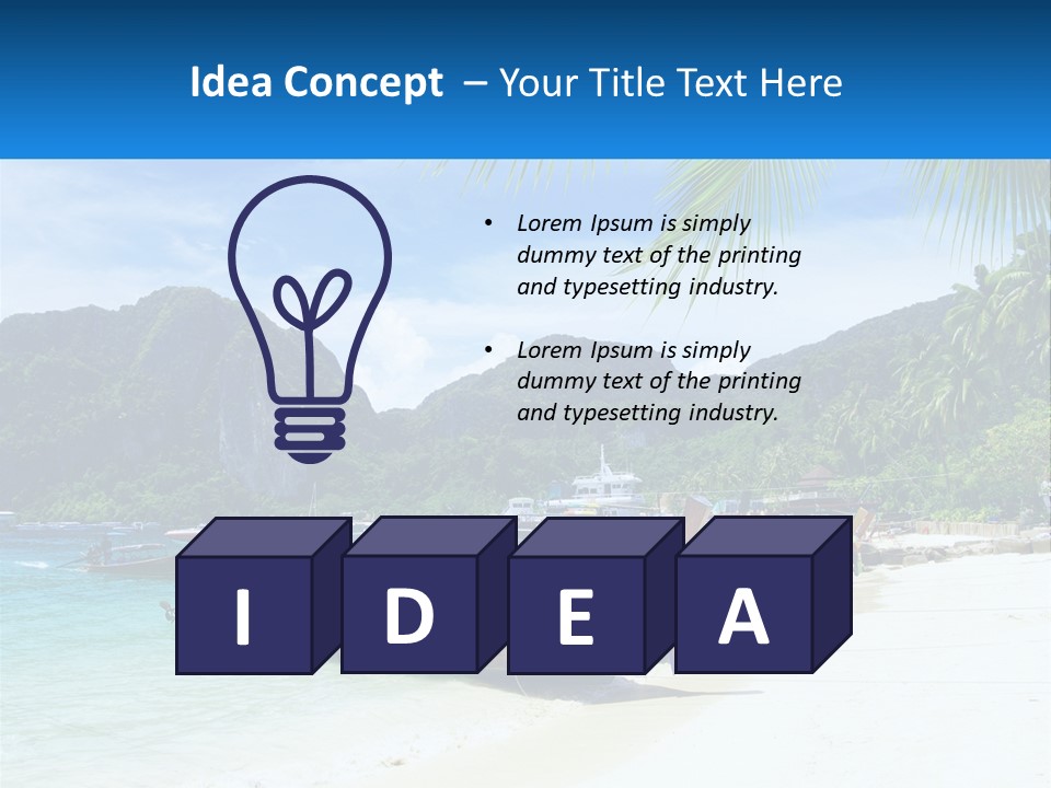 A Group Of Boats Sitting On Top Of A Sandy Beach PowerPoint Template