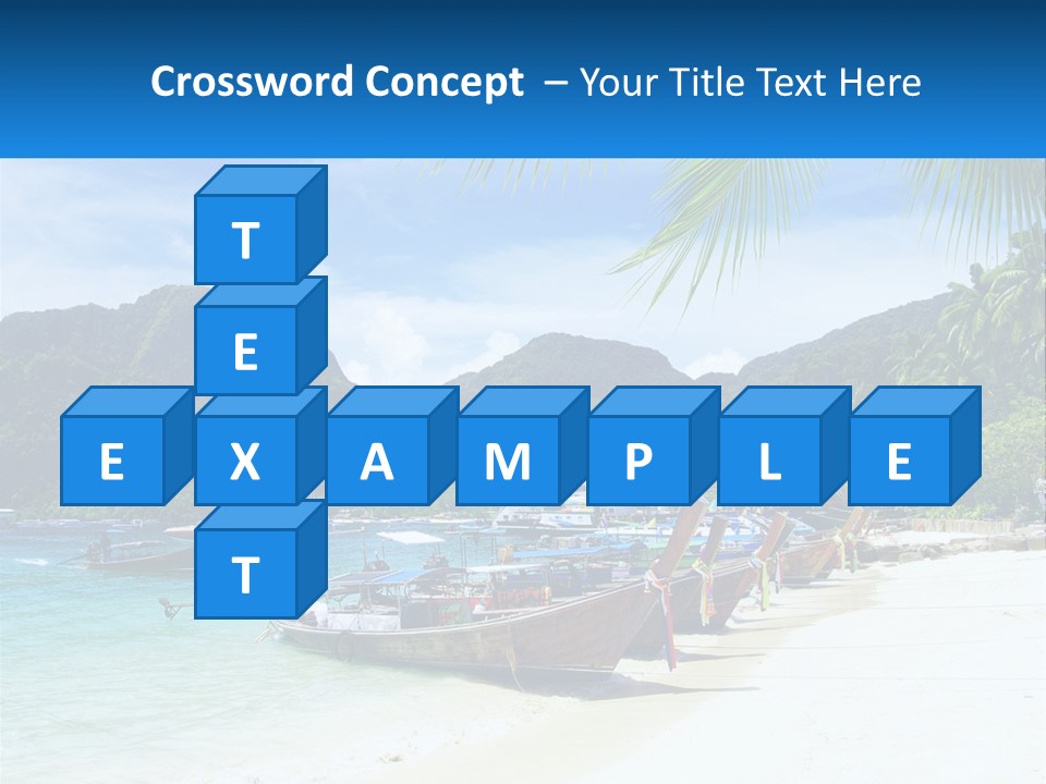 A Group Of Boats Sitting On Top Of A Sandy Beach PowerPoint Template