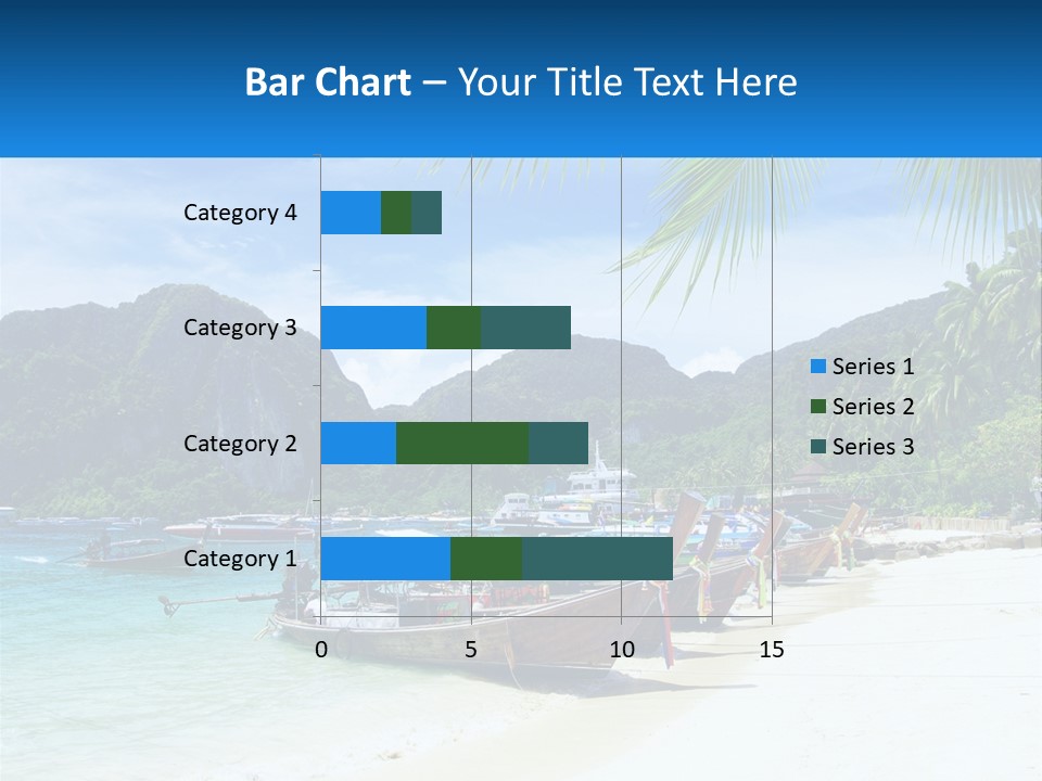 A Group Of Boats Sitting On Top Of A Sandy Beach PowerPoint Template