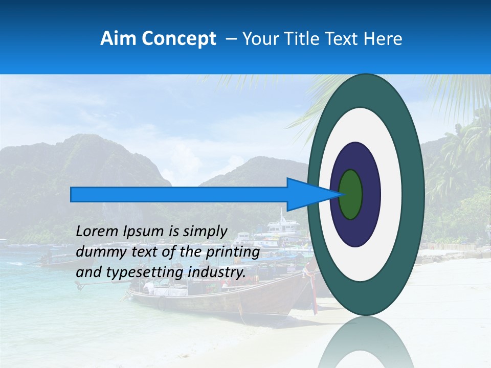 A Group Of Boats Sitting On Top Of A Sandy Beach PowerPoint Template