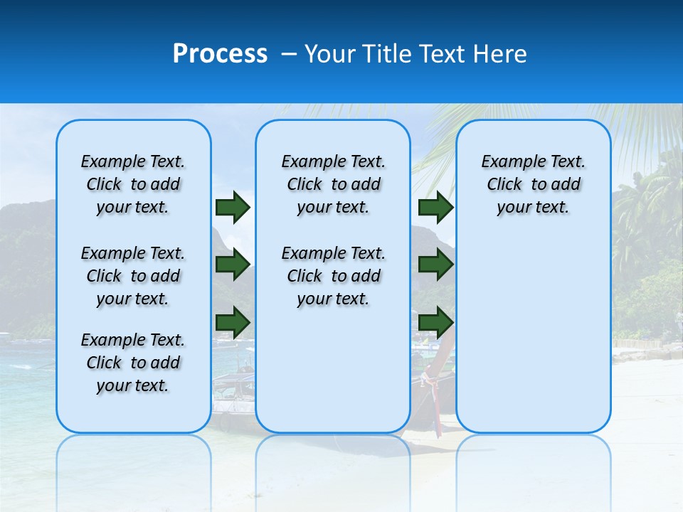 A Group Of Boats Sitting On Top Of A Sandy Beach PowerPoint Template