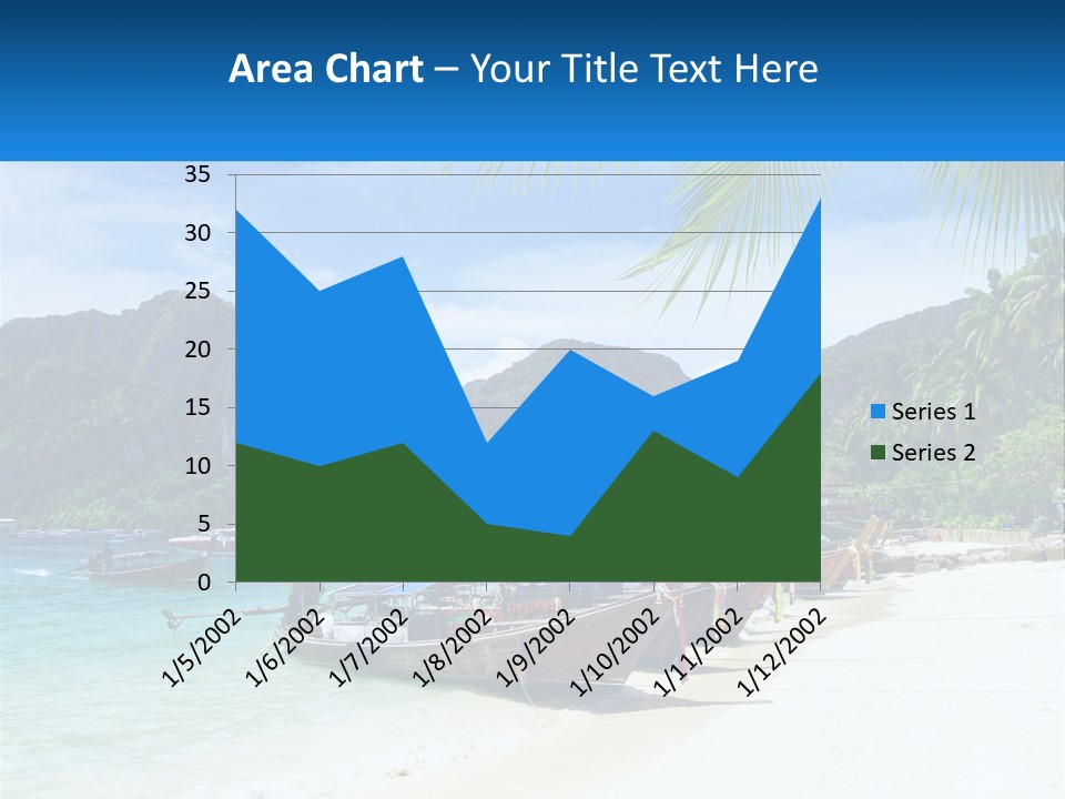 A Group Of Boats Sitting On Top Of A Sandy Beach PowerPoint Template