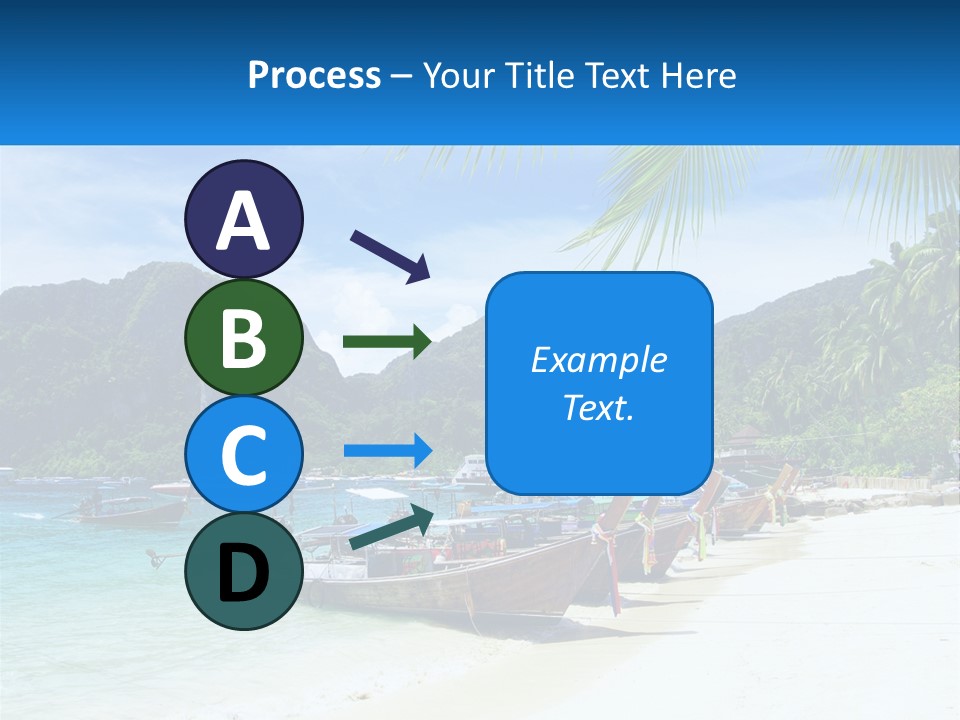 A Group Of Boats Sitting On Top Of A Sandy Beach PowerPoint Template
