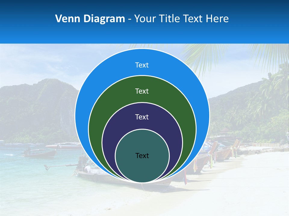 A Group Of Boats Sitting On Top Of A Sandy Beach PowerPoint Template