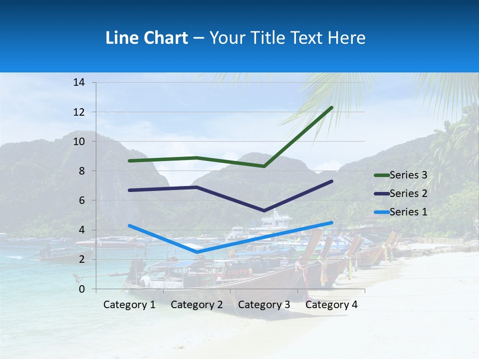 A Group Of Boats Sitting On Top Of A Sandy Beach PowerPoint Template
