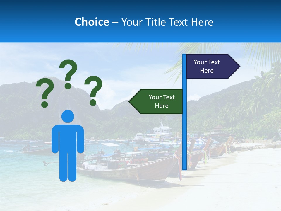 A Group Of Boats Sitting On Top Of A Sandy Beach PowerPoint Template