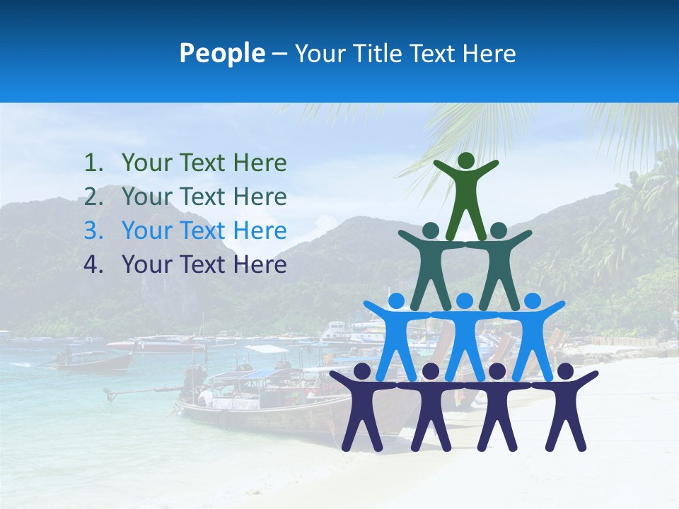 A Group Of Boats Sitting On Top Of A Sandy Beach PowerPoint Template