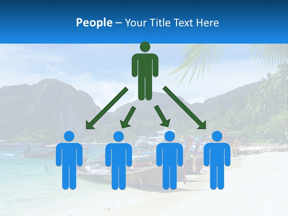 A Group Of Boats Sitting On Top Of A Sandy Beach PowerPoint Template