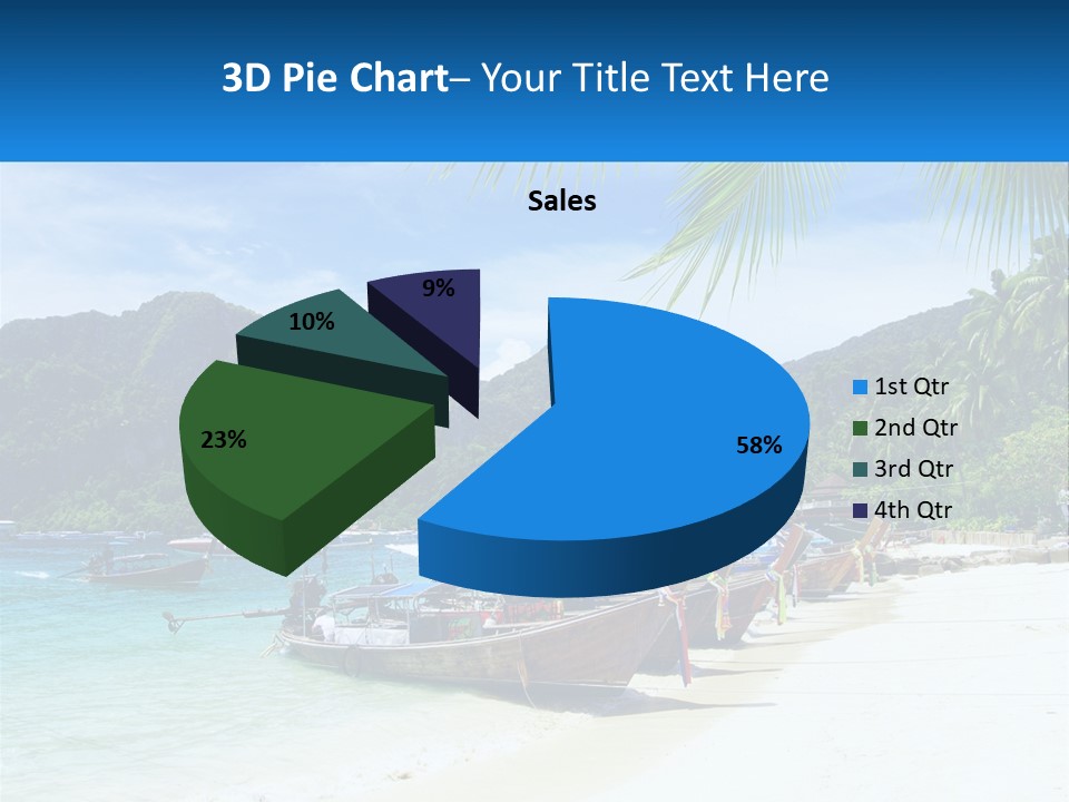 A Group Of Boats Sitting On Top Of A Sandy Beach PowerPoint Template