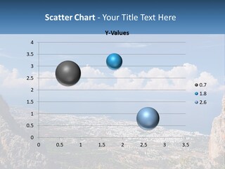 A Scenic View Of A City And The Ocean PowerPoint Template