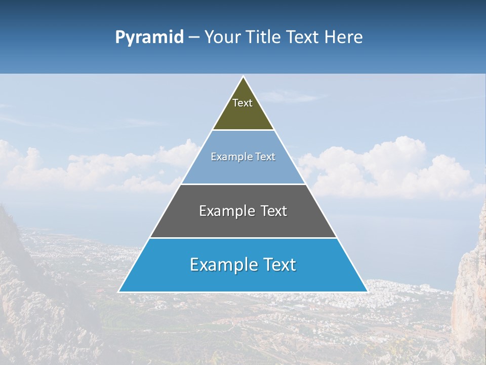 A Scenic View Of A City And The Ocean PowerPoint Template