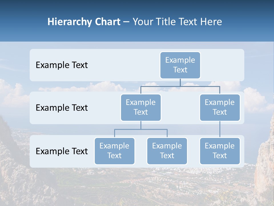 A Scenic View Of A City And The Ocean PowerPoint Template