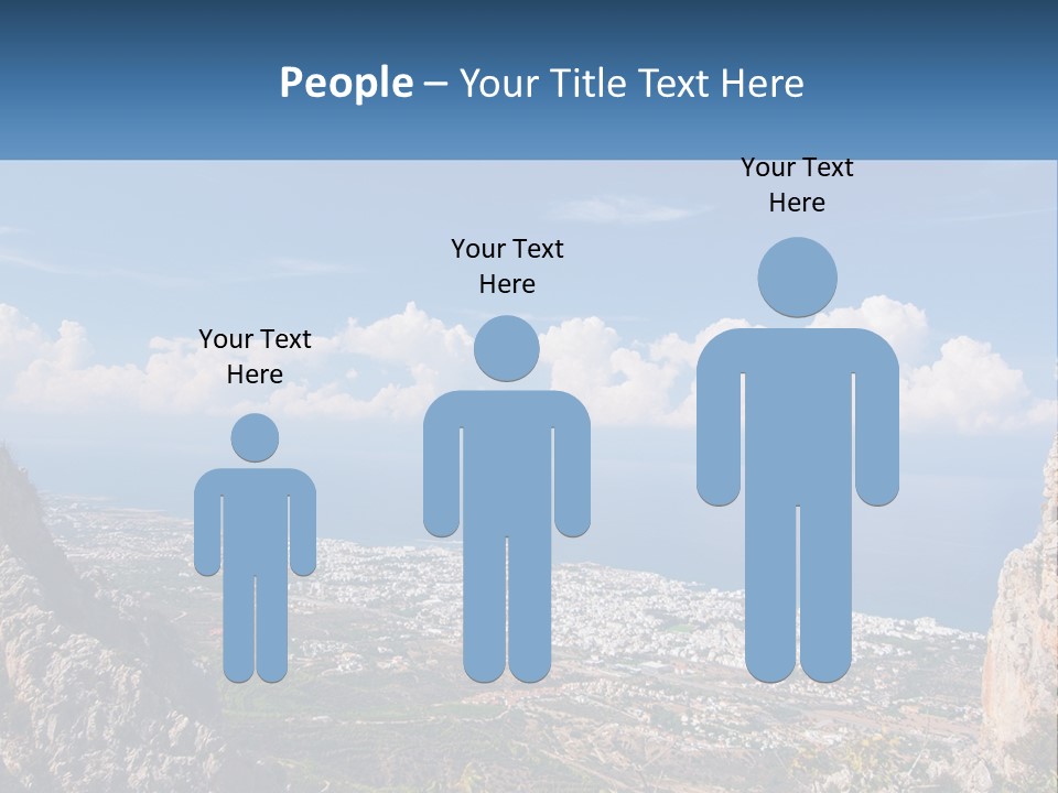 A Scenic View Of A City And The Ocean PowerPoint Template