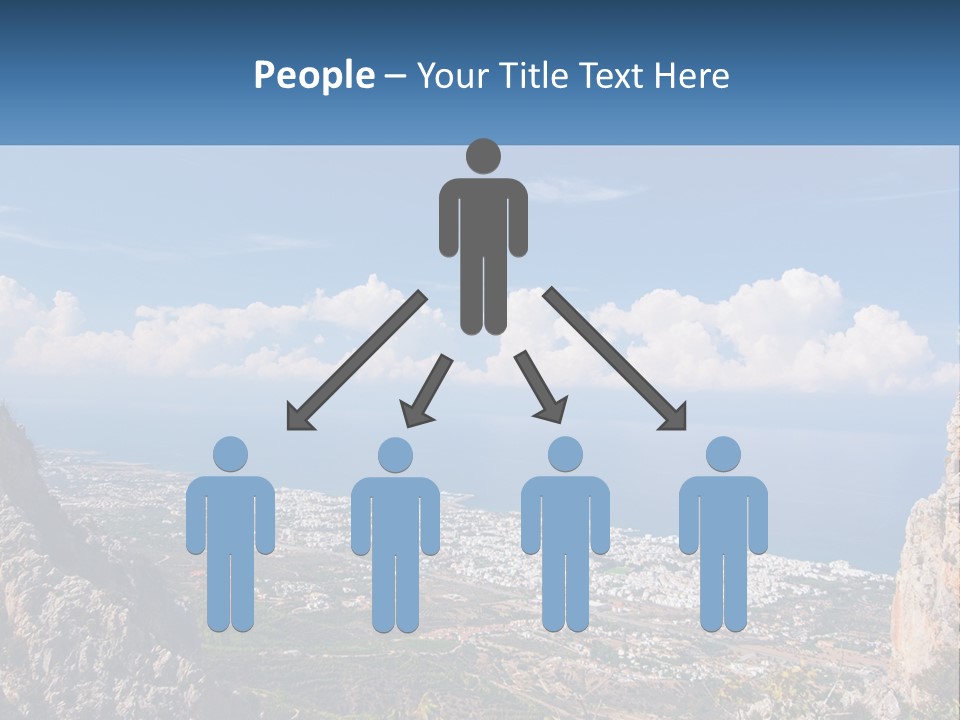 A Scenic View Of A City And The Ocean PowerPoint Template