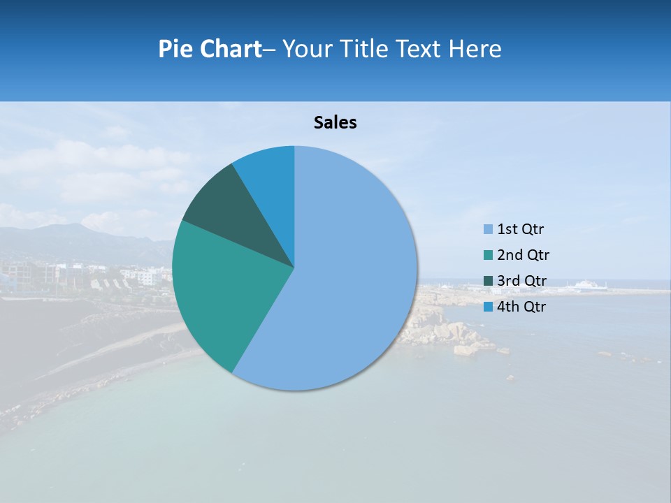 A Large Body Of Water With A City In The Background PowerPoint Template