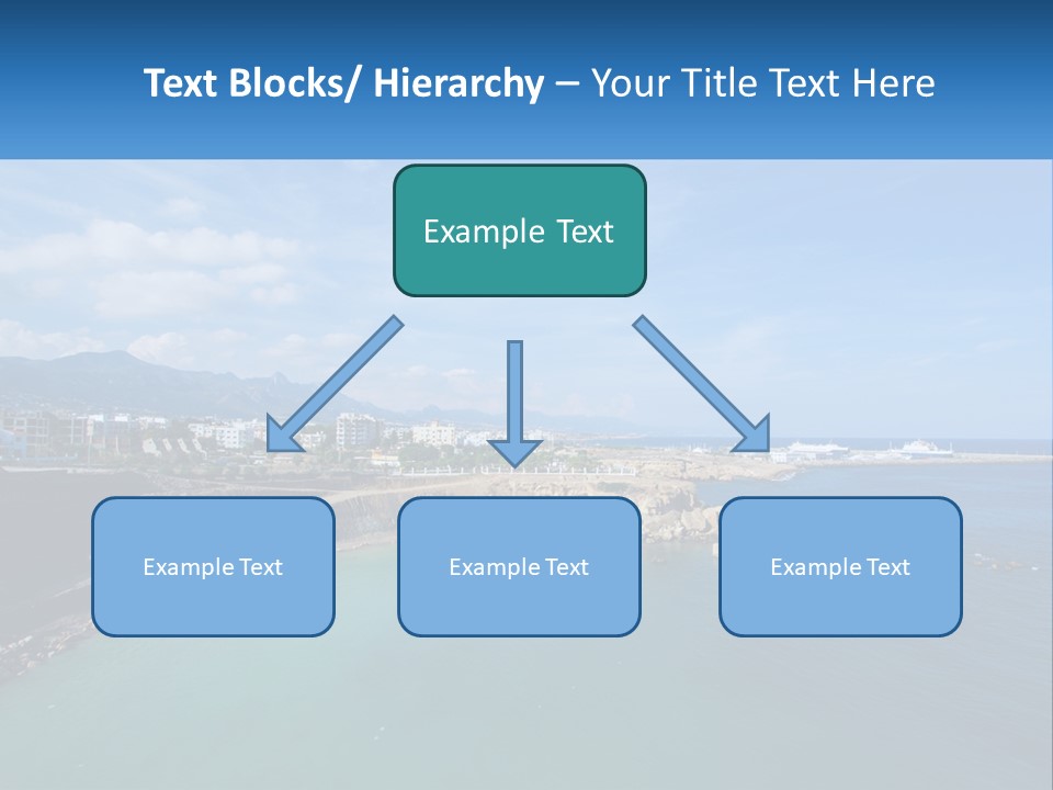 A Large Body Of Water With A City In The Background PowerPoint Template